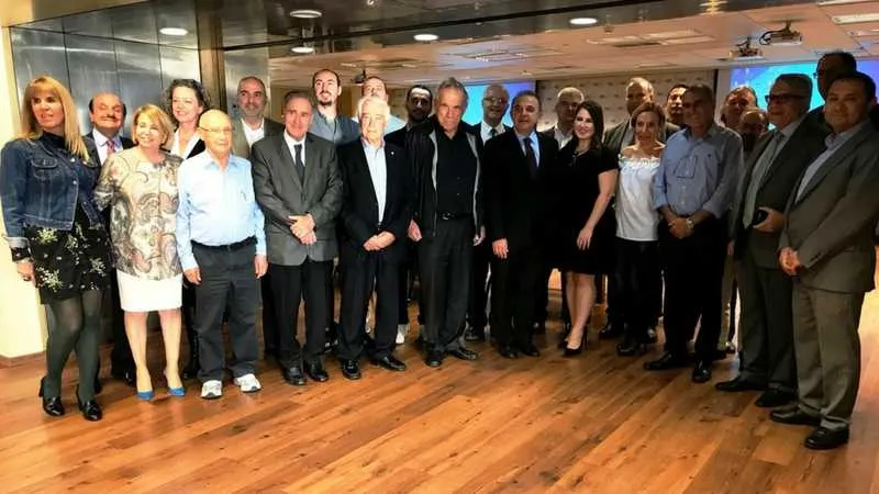 וורטהיימר והשגריר הטורקי עם המשלחת מטורקיה 