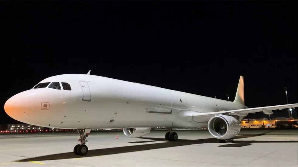 מטוס איירבוס A321F. שתי טיסות שבועיות ישירות בקו פרנקפורט - ת״א 