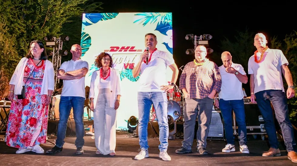 אירוע DHL אקספרס באילת. כ-800 מעובדי החברה הציפו את העיר. צילומים: אודי פורטל
