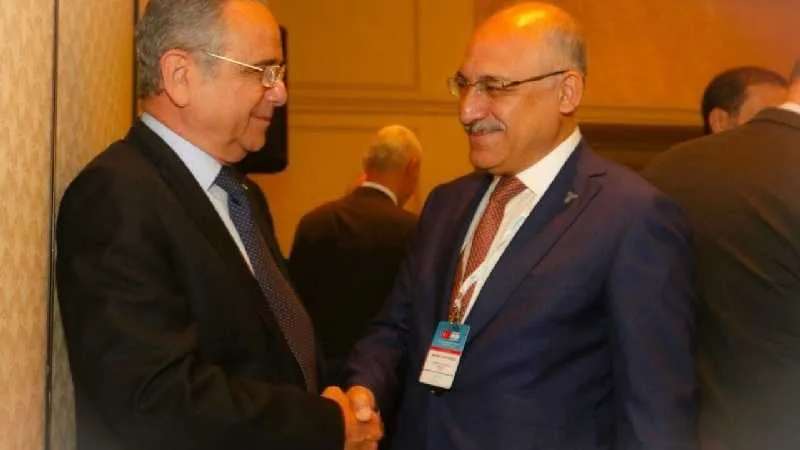 שרגא ברוש בחברת מר Mehmet Buyukeksi