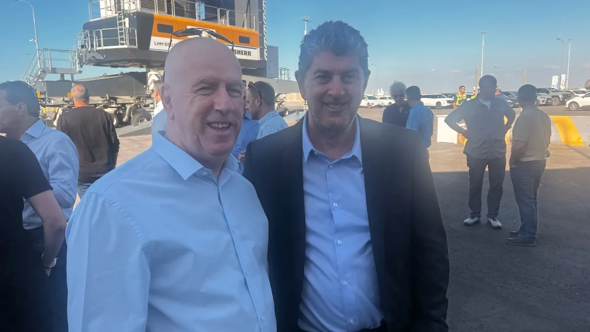 נמל הדרום חנך שני מנופי ענק ברציף 28: "נכנסים בעוצמה למטען הכללי"