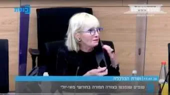 ישראלה שטיר בוועדת הכנסת. ממה נשלם ונפרנס את האנשים? 