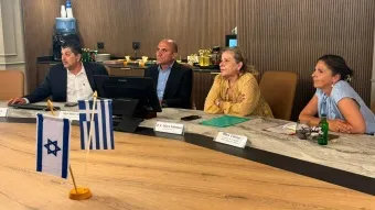 הקונסול הכללי של ישראל באמירויות סייר בנמל חיפה לקידום מסדרון IMEC
