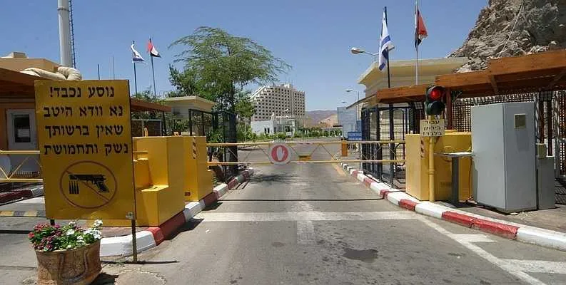מעבר הגבול טאבה צילום: אמנון טרבלסי