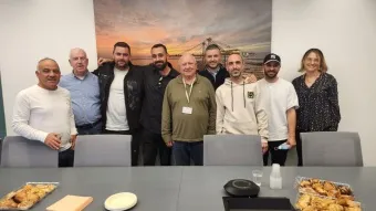 מעמד חתימת ההסכם. צילום: ועד נמל הדרום HCT