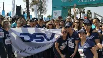 עובדי DSV השתתפו במרתון ת"א שנה שלישית ברציפות
