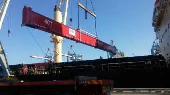 חברת DSV וסוכנות ויטק השלימו בהצלחה פרויקט לייבוא מנוף RTG