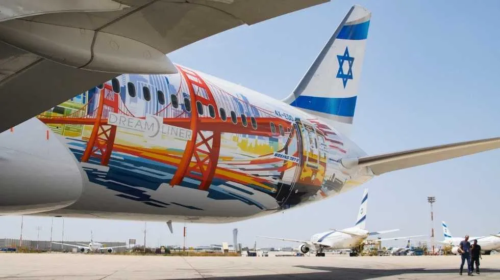 מטוס הדרימליינר ״חיפה״. צילום: יוחאי מוסי/בר סטפנסקי