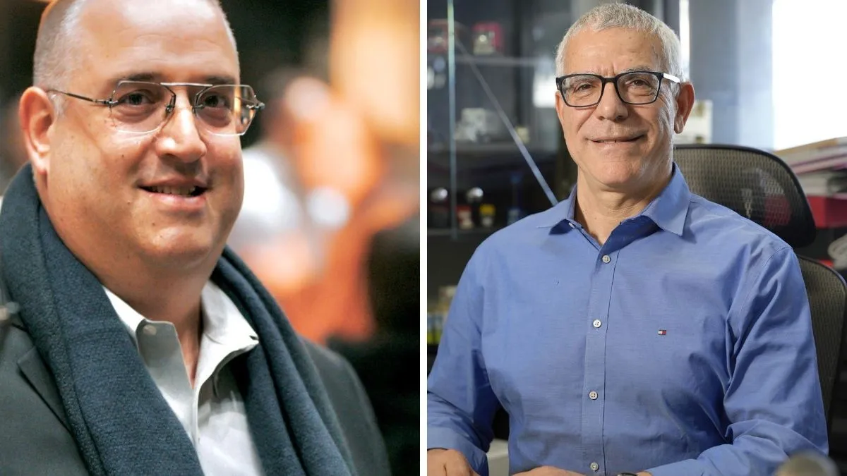 עמוס דעי, מנכ״ל קבוצת גולד בונד (מימין), ויוני ניאגו, סמנכ״ל שיווק ומכירה, חברת קוסקו שיפינג