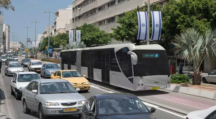 מטרונית בחיפה. הדמייה באדיבות משרד התחבורה 