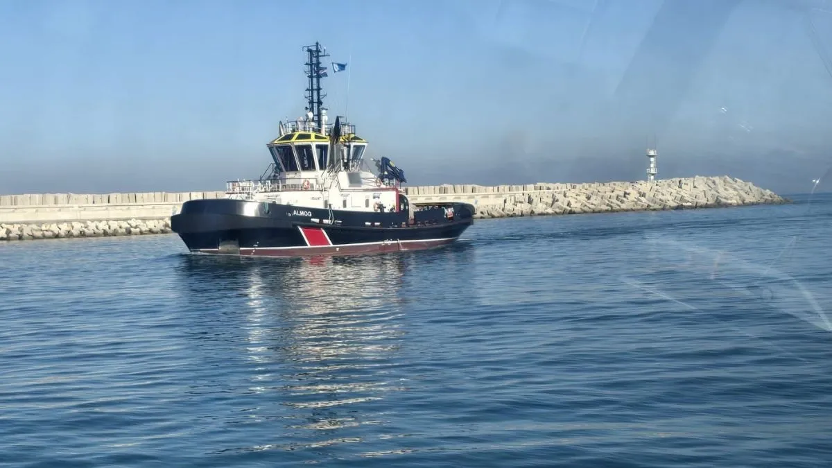 הגוררת ״אלמוג״ באשדוד. תוספת משמעותית לצי הגוררות של חברת תעבורה ימית אשדוד