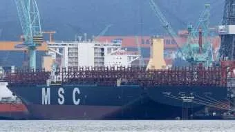 חברת MSC קיבלה אניית ענק של 19,500 TEU