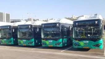 האוטובוסים החשמליים בירושלים צילום: יח״צ  