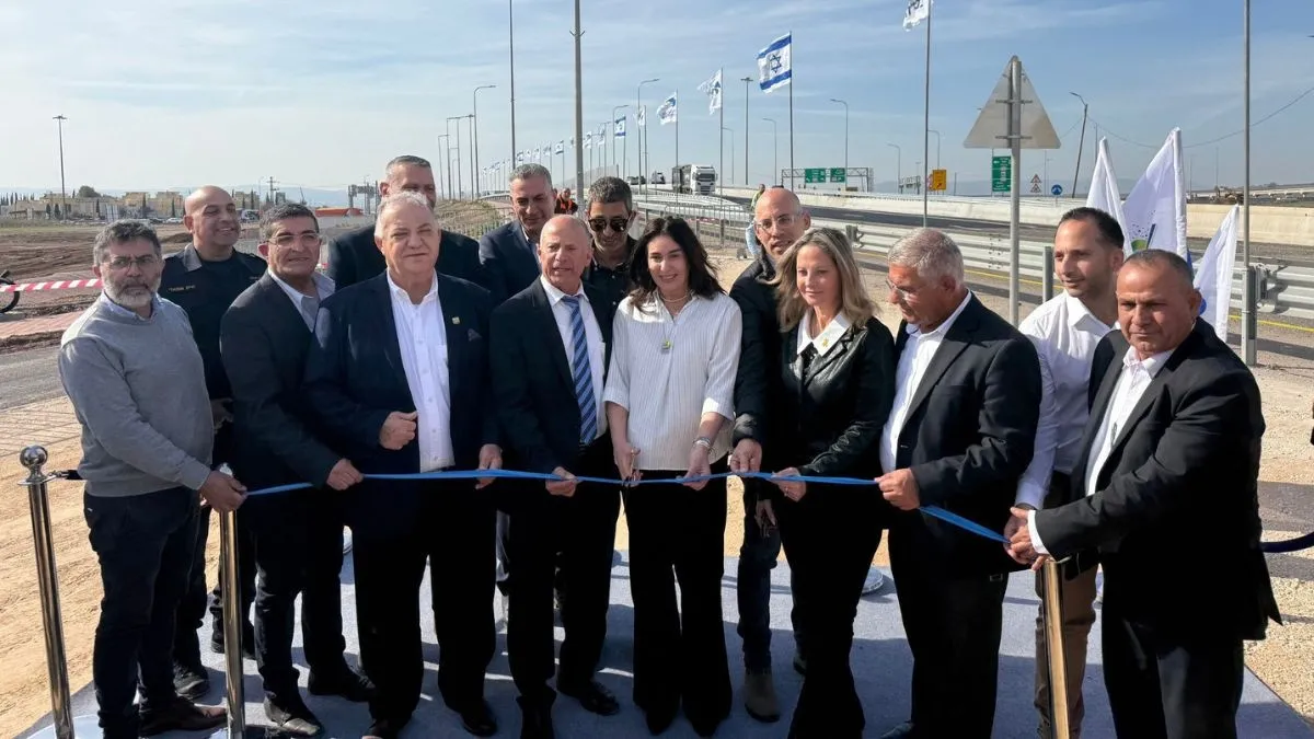 חנוכת מחלף עפולה צפון החדש בהשתתפות שרת התחבורה מירי רגב 
