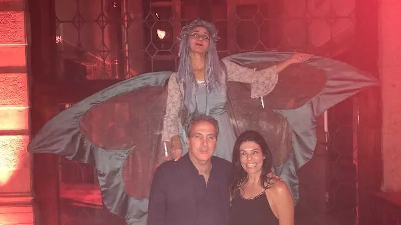 נתן ולימור אלאלוף במסיבת הסיום של הכנס