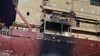 תקיפה רוסית בנמל אודסה: ארבעה אנשי צוות של מכלית נהרגו