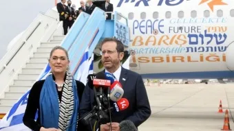 הנשיא הרצוג המריא לטורקיה בטיסת ישראייר