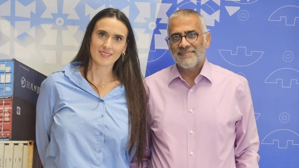 מנכ"ל נמל אשדוד ניסן לוי והממונה על שוויון מגדרי נירית עטיה