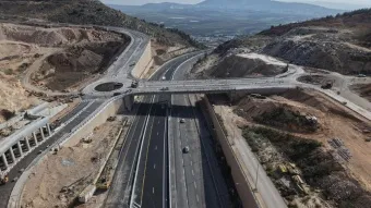 מחלף נוף הגליל - נצרת. נפתח היום לתנועה ומשפר את הגישה לנוף הגליל ולנצרת 