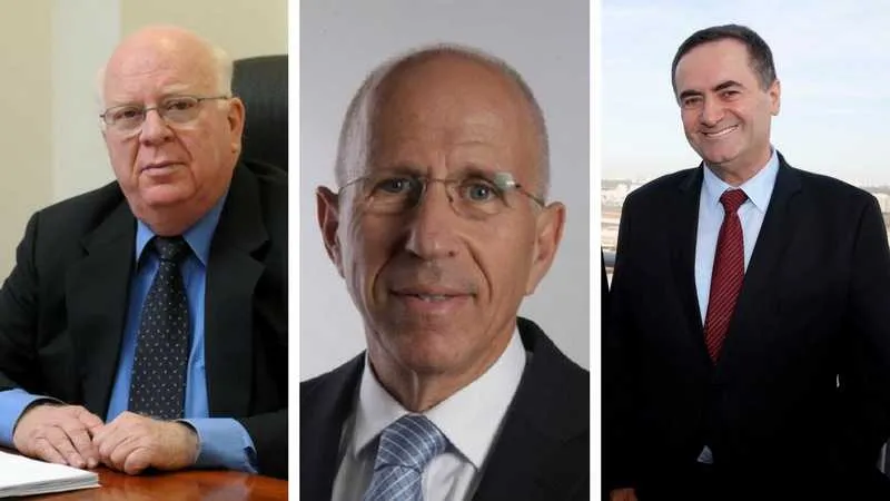 מימין: השר כץ, אמיר שני וד״ר יורם זבה. כללי משחק אחידים 