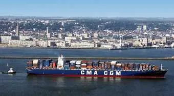 חברת CMA CGM מדווחת על רווח של 86 מיליון דולר ברבעון הראשון