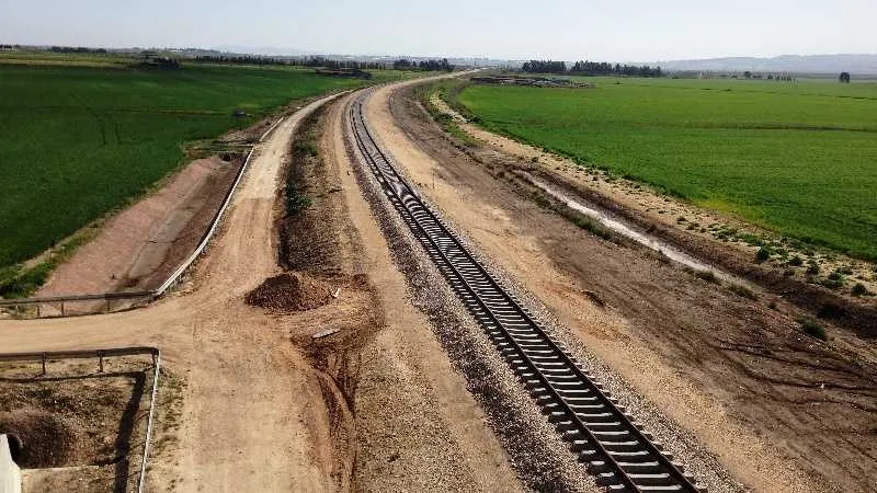 תוואי מסילת העמק, צילום: חברת נתיבי ישראל