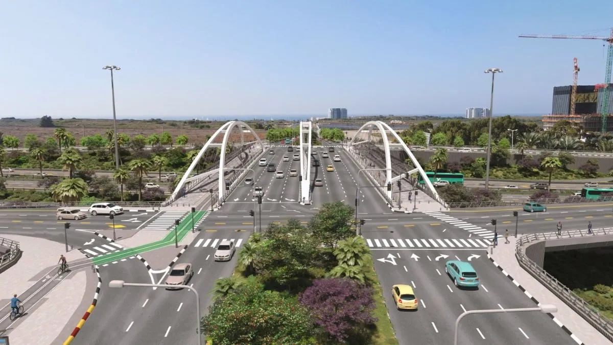 מחלף חדש בכביש החוף: יחבר בין הרצליה לרמת השרון ויקל על העומסים במחלף הסירה