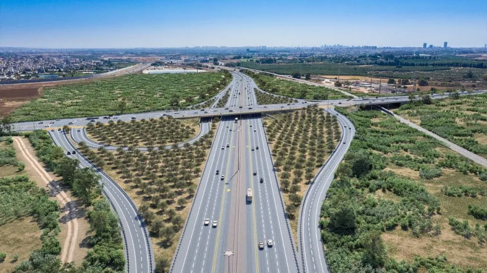 הדמייה של המחלף המשודרג. הדמייה באדיבות טוטם