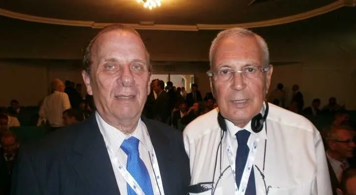 ישראל קז (מימין), אפרים אלתר