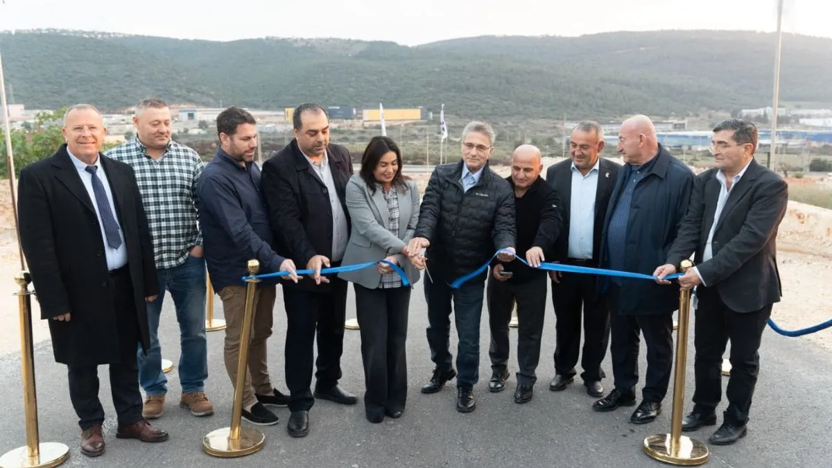 השרה רגב חנכה את כביש 85 החדש