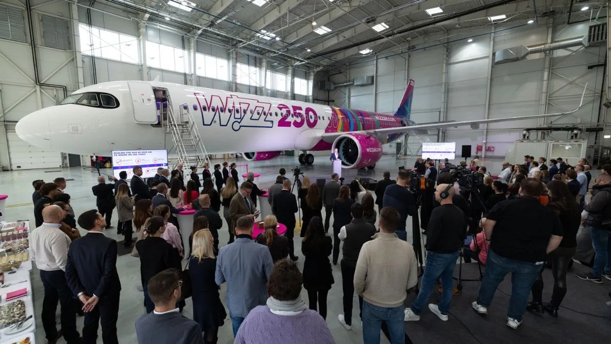 בדרך ל-500: חברת Wizz Air חשפה את המטוס ה-250 שלה
