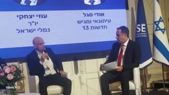 עוזי יצחקי, יו״ר חנ״י. רוב החומרים עוברים דרך הנמלים וזה אתגר גדול