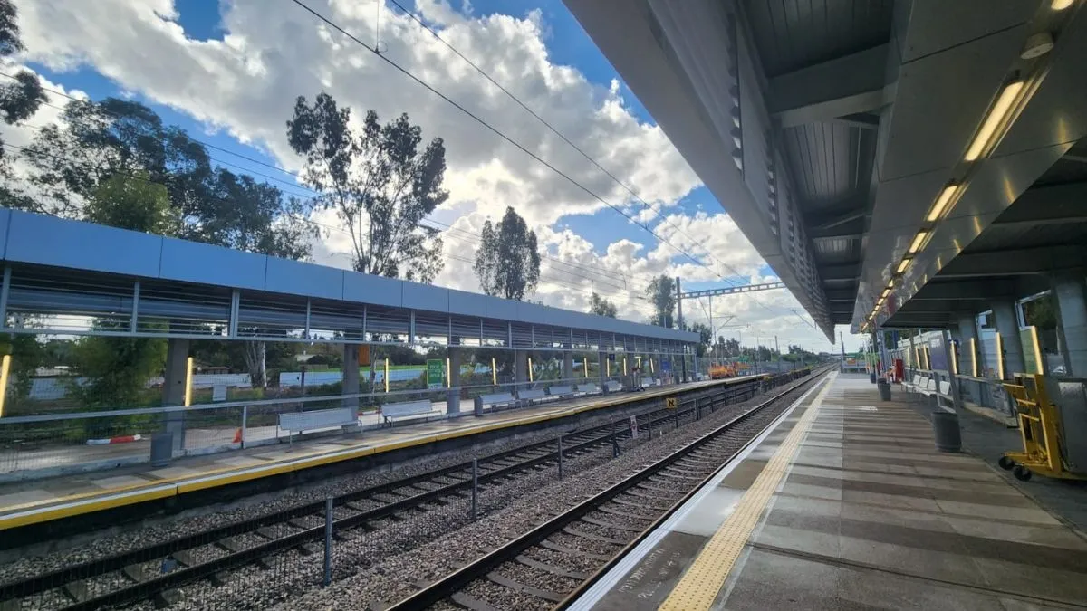 רכבת ישראל תחנת בית יהושע שודרגה והותאמה לרכבות ארוכות וקיבולת גבוהה
