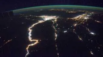 תעלת סואץ. צילום באדיבות נאס״א