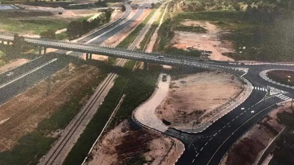 גשר ג׳למה. צילום באדיבות עמוד הפייסבוק של השר ישראל כץ 