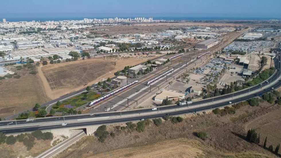 הדמייה של המתחם התפעולי החשמלי באשקלון 