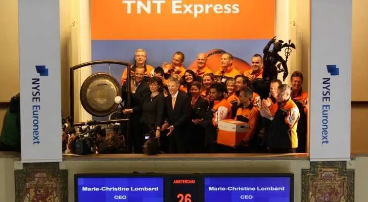 TNT בבורסה באמסטרדם