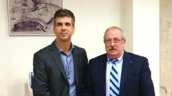 השר אלי כהן ודוד קסטל. פיילוט שמתחיל בצפון 
