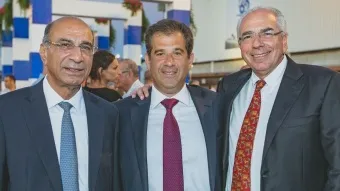 בעלי מספנות ישראל. מימין: שלומי פוגל, אסי שמלצר וסמי קצב