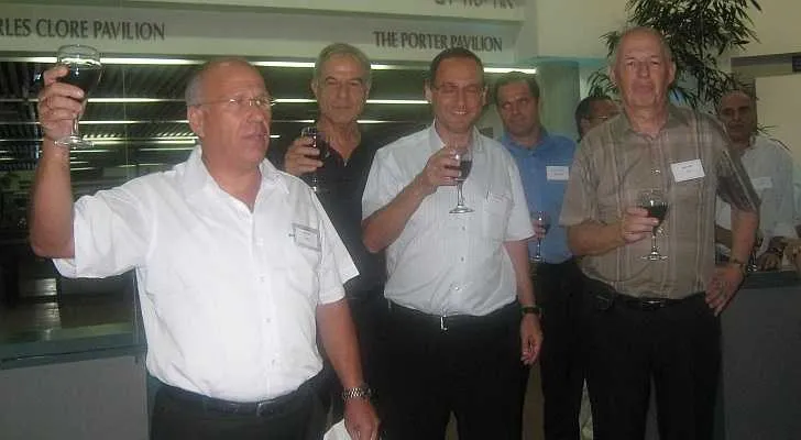 באירוע הפרידה שערך עבורו ה״קרגו קלאב״ עם פרישתו לגימלאות 