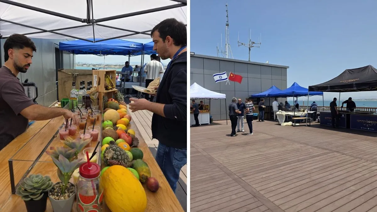 אירוע לציון חג השבועות וחג הקורבן בנמל המפרץ