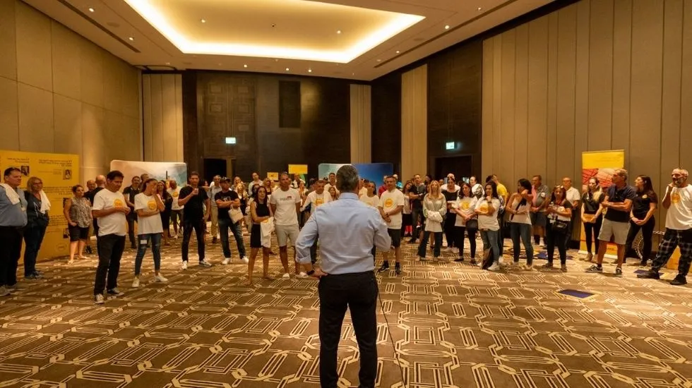 קבלת הפנים במלון שעסקה ב-DNA הייחודי של החברה בישראל 