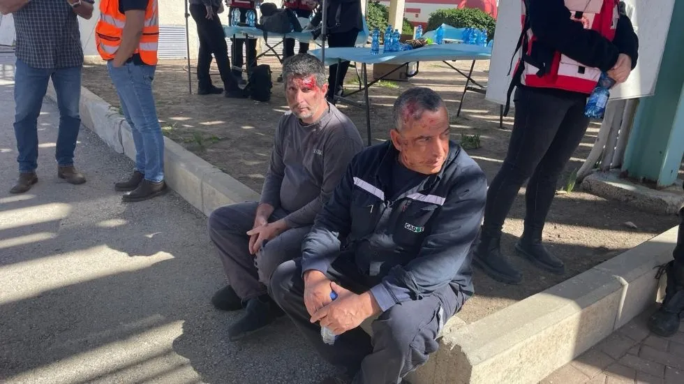 תרגיל לחילוץ נפגעים במסוף הכימיקלים בנמל חיפה. צילום: מיכל טוכלר/חנ״י