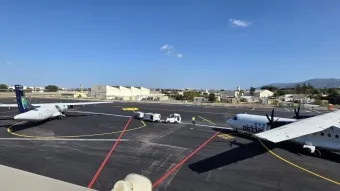 הסתיימה עבודת השיפוץ של רחבת החנייה של המטוסים בנמל תעופה חיפה 