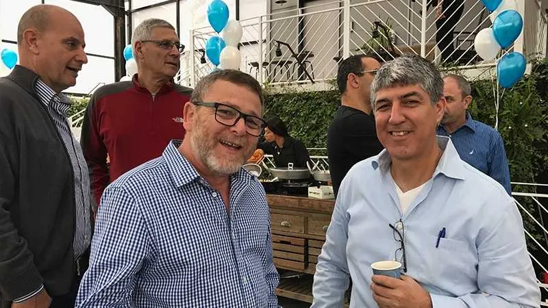 מימין: אורי שוחט ומוטי ארבל