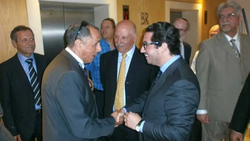 יו״ר חנ״י רם בלניקוב ונשיא חברת MSC מר Diego Aponte