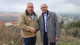 נגיד בנק ישראל, פרופ׳ אמיר ירון, ודובי אמיתי, יו״ר נשיאות המגזר העסקי