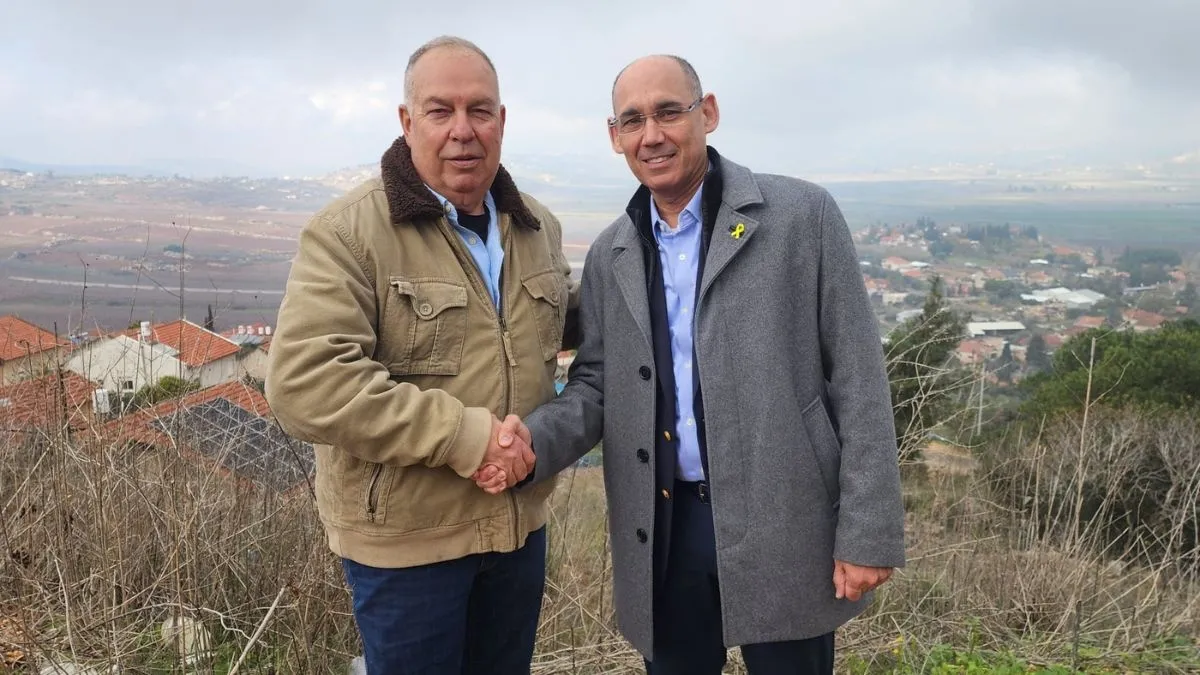 נגיד בנק ישראל, פרופ׳ אמיר ירון, ודובי אמיתי, יו״ר נשיאות המגזר העסקי