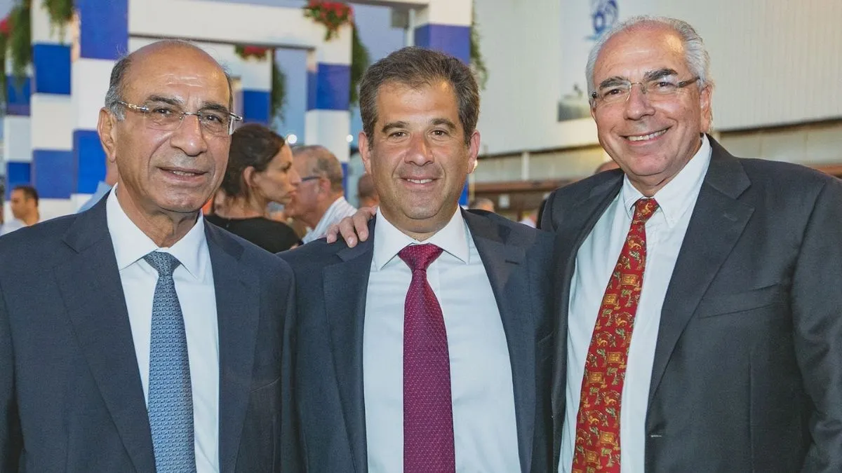 בעלי מספנות ישראל. מימין: שלומי פוגל, אסי שמלצר וסמי קצב