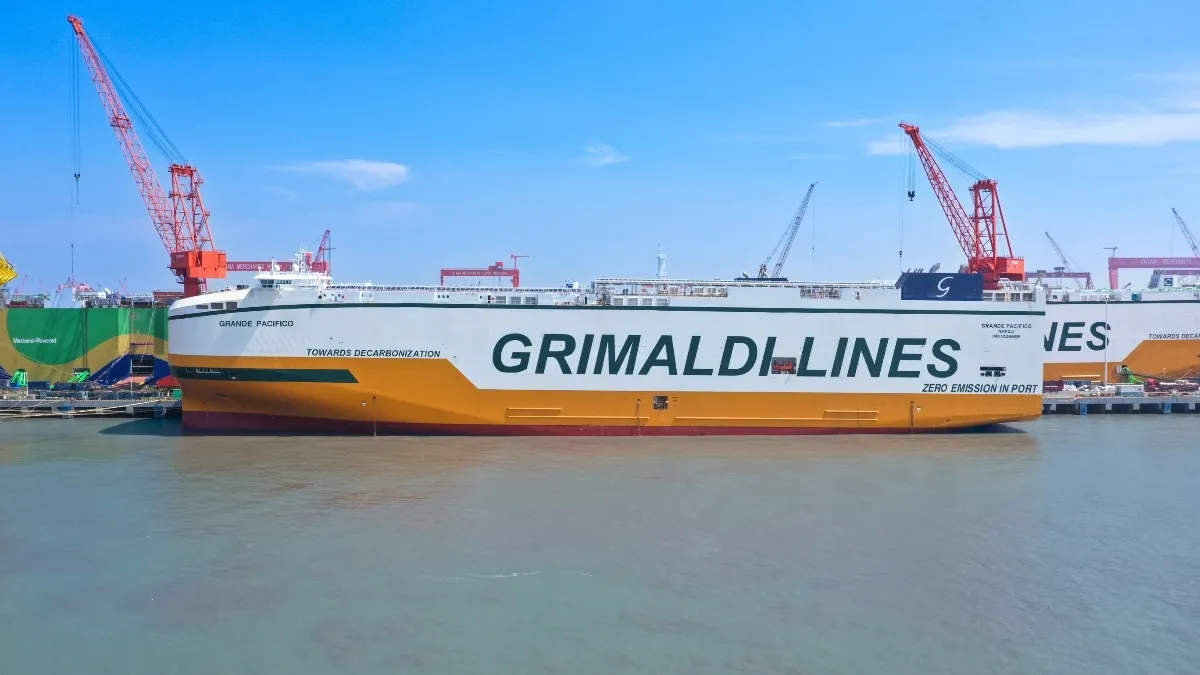 הגדולה בצי: גרימלדי קיבלה את אוניית הענק "Grande Pacifico"